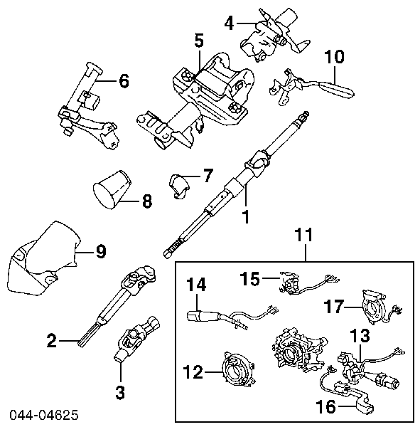 8445020210 TOYOTA Interruptor de encendido 8445020210 TOYOTA