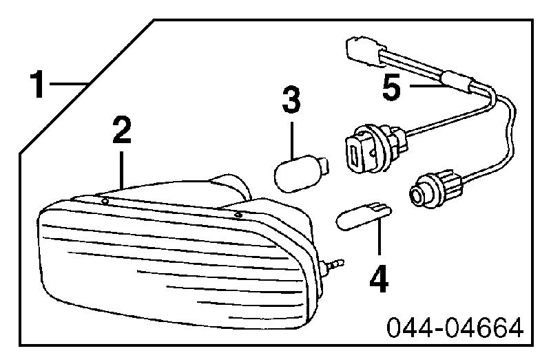 Base (casquilho) de lâmpada de pisca-pisca para Toyota Corolla (E18)