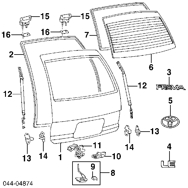  6946195D00 Toyota