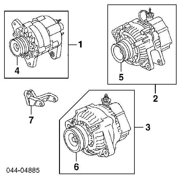 Генератор 270606607084 Toyota