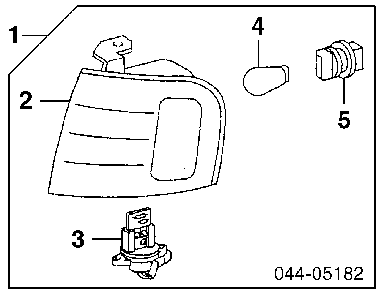 Base (casquilho) de lâmpada de pisca-pisca para Toyota Camry (V20)