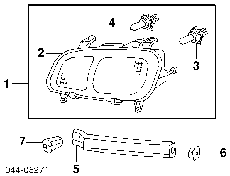 8115042090 Toyota luz esquerda