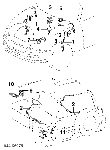 Датчик АБС (ABS) задний левый T568A15 NPS