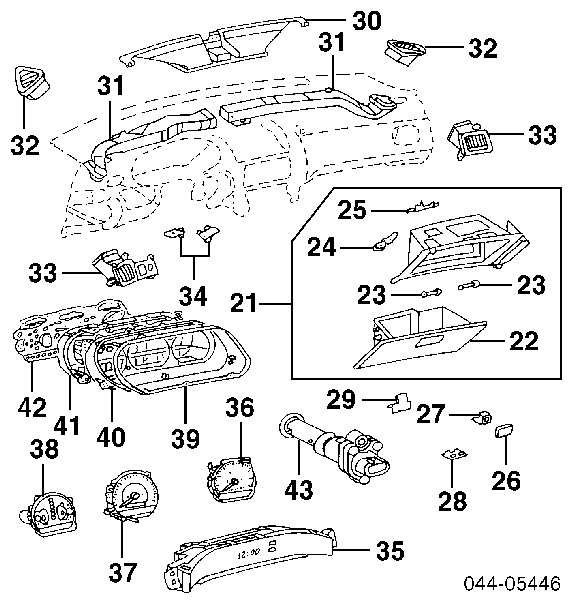 Sensor de velocidade para Toyota Celica (T20)