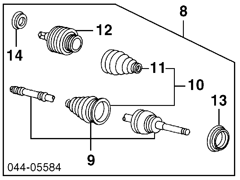 044380C010 Toyota 