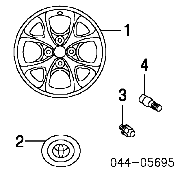 4260352010 Toyota Колпаки на диски