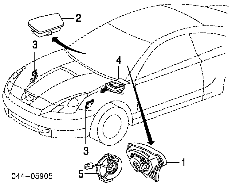 Кільце рульового Airbag 8430652010 TOYOTA