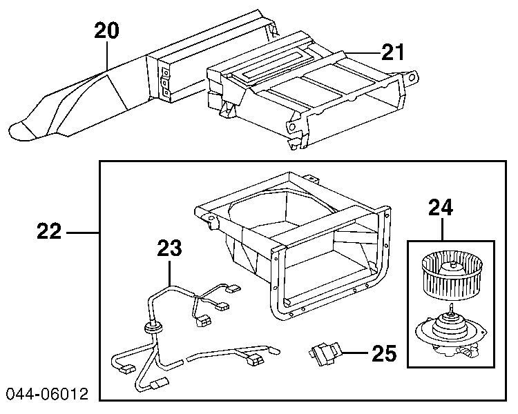 8710395D00 Toyota motor de ventilador de forno (de aquecedor de salão)