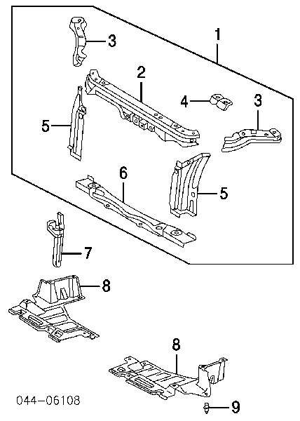 9046709166 Daihatsu cápsula (prendedor de fixação do forro do pára-choque do pára-lama dianteiro)