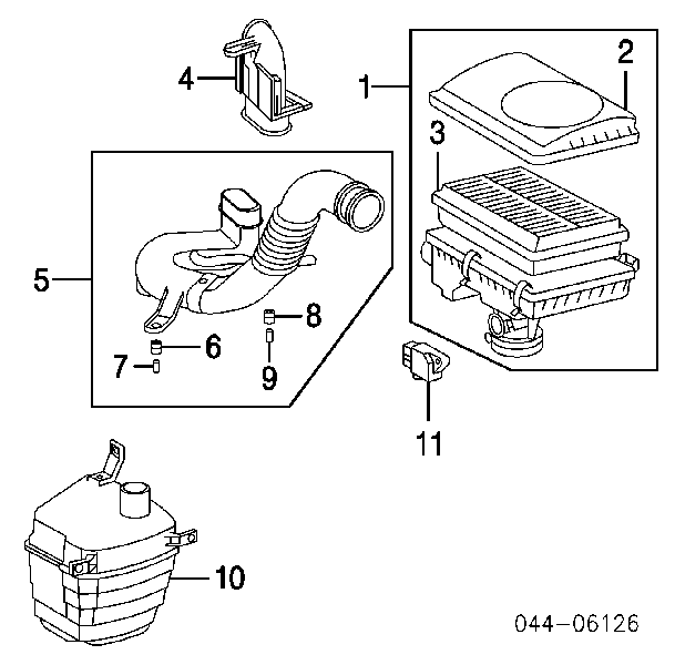 1780121020 Toyota filtro de ar