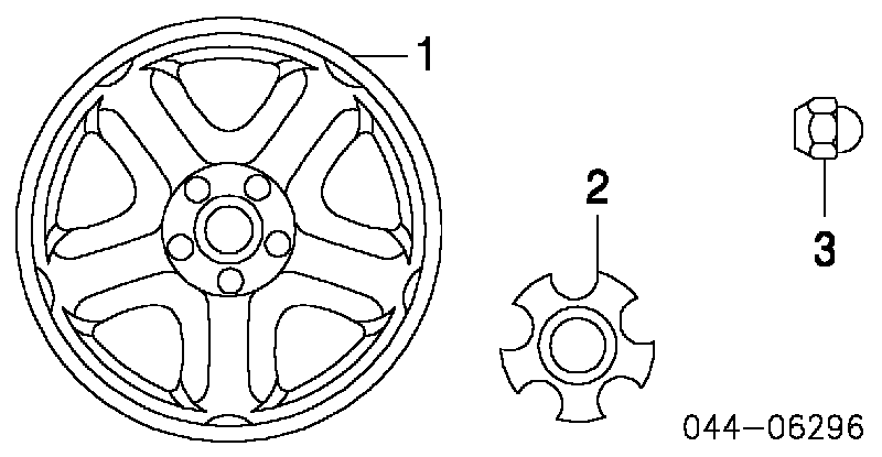 Ковпак колісного диска декоративний 4260342060 TOYOTA