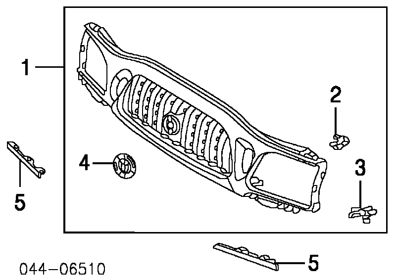 12528 MAK cápsula (prendedor de fixação do forro do pára-choque do pára-lama dianteiro)