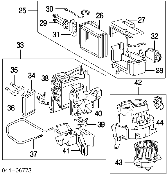 Resistor (resistência) de ventilador de forno (de aquecedor de salão) para Toyota Previa (ACR3)