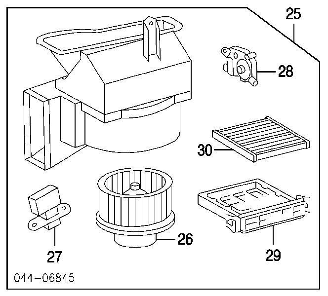 Резистор (сопротивление) вентилятора печки (отопителя салона) на Toyota Corolla E12