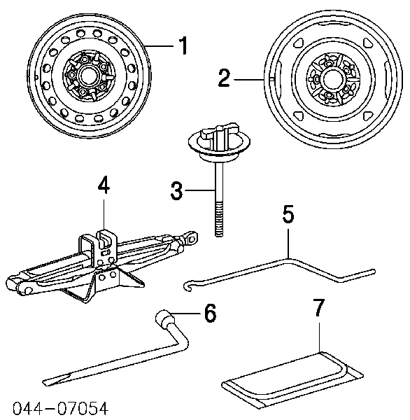 Домкрат 091110W041 Toyota