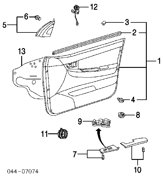  84930AA010 Toyota