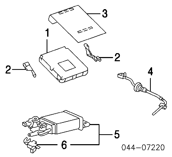 Sonda lambda, sensor de oxigênio para Toyota Carina (T19)