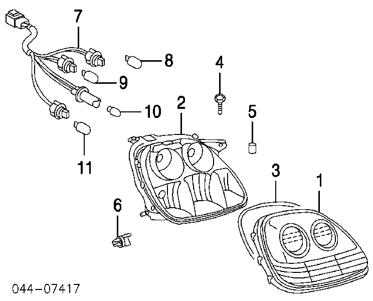 Cápsula (prendedor) de fixação do forro do pára-choque do pára-lama dianteiro para Toyota Fj Cruiser 