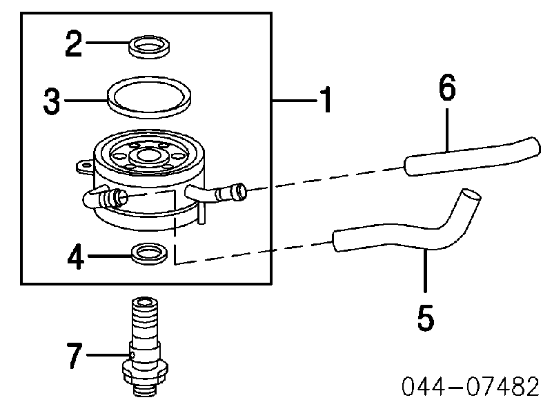 Vedante do radiador de óleo para Toyota T100 