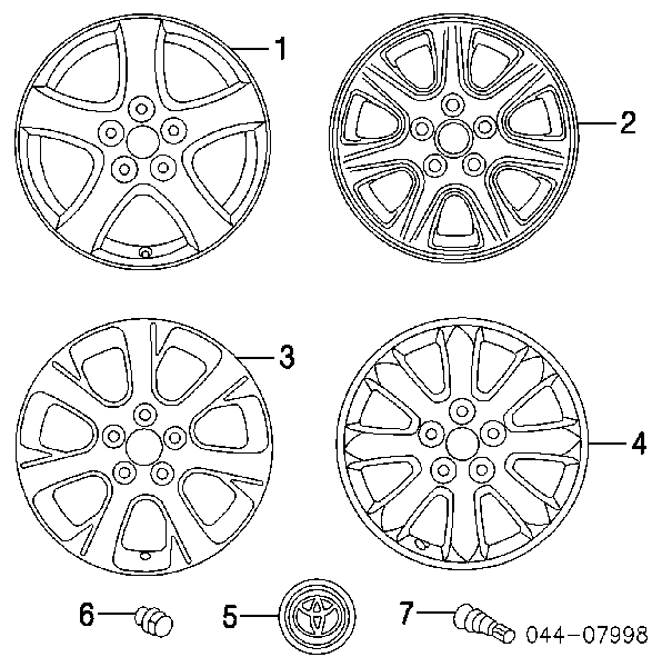 4261133350 Toyota 