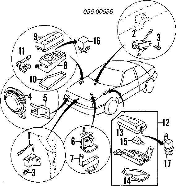 8011154660 Isuzu bobina de ignição