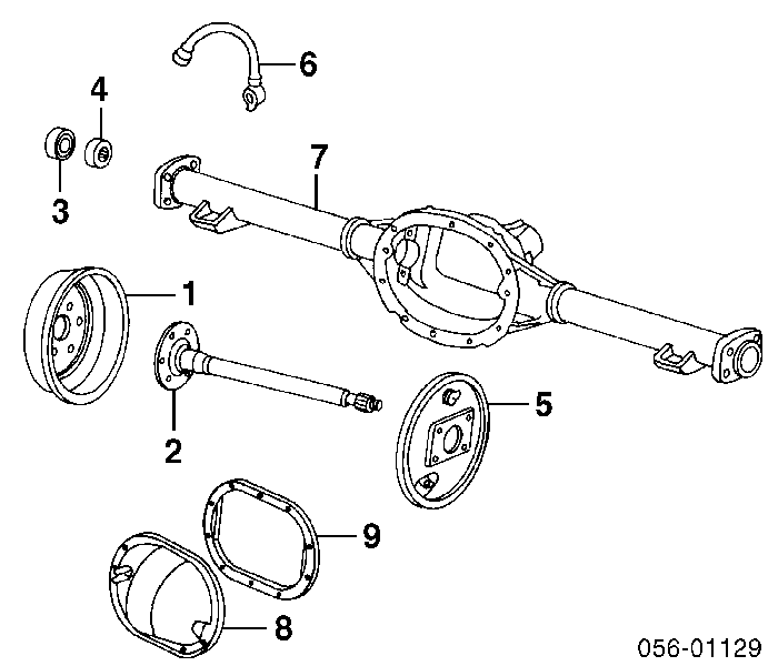 Сальник полуоси заднего моста 8260291370 Isuzu