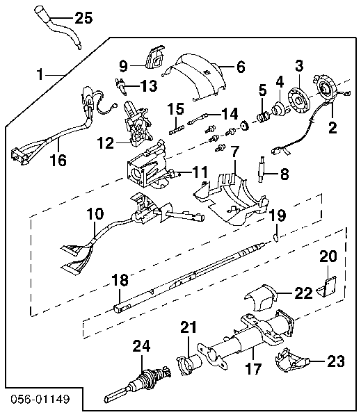 Корпус замка зажигания 8260364740 Isuzu