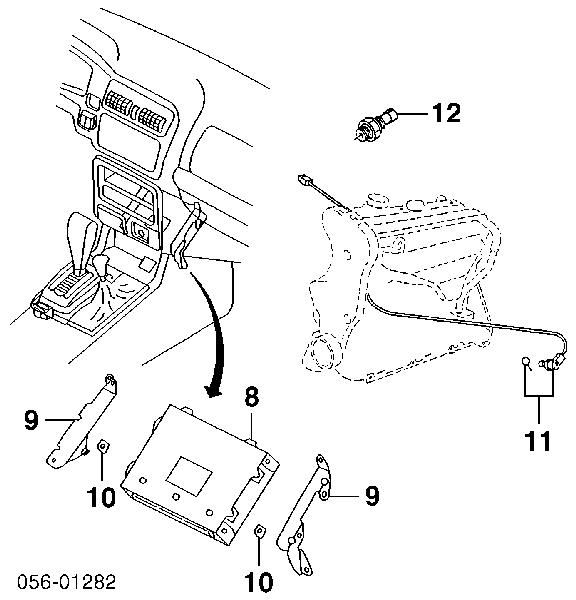 8104565150 Isuzu sensor de posição (de revoluções de cambota)