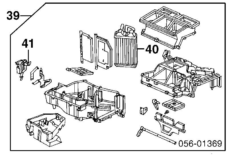 Радиатор печки (отопителя) на Honda Shuttle I 