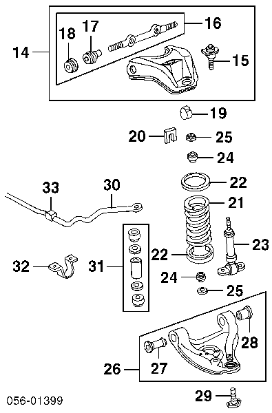 Амортизатор передний 8220644450 Isuzu