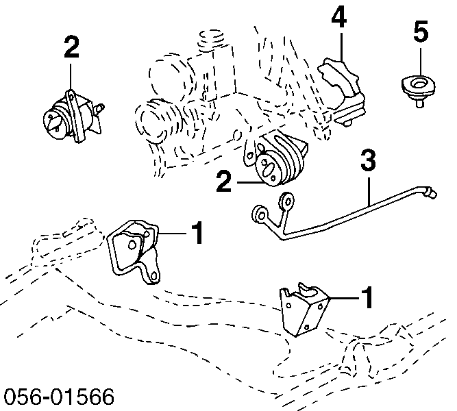 Подушка коробки передач 8157198970 Isuzu