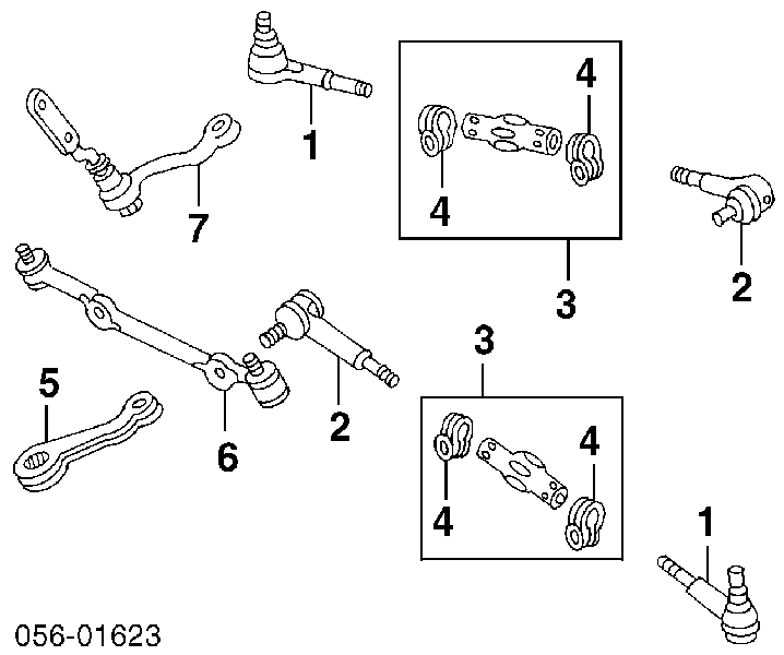 8260410130 Isuzu рычаг маятниковый