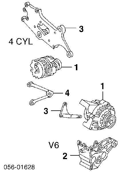 Генератор 8104636510 Isuzu