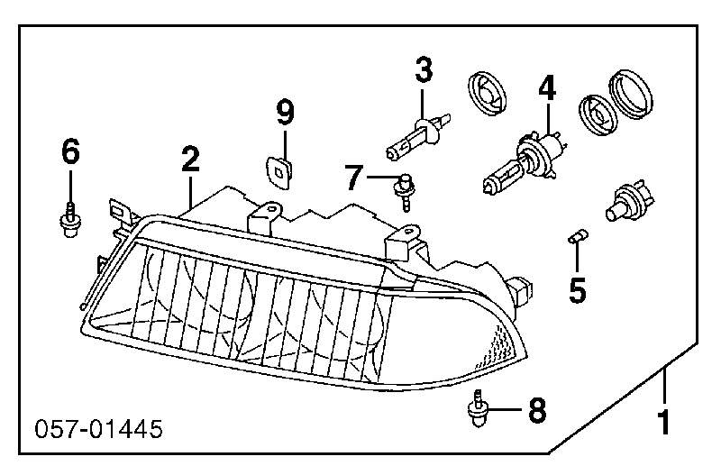 MS240602 Mitsubishi болт (гайка крепежа)