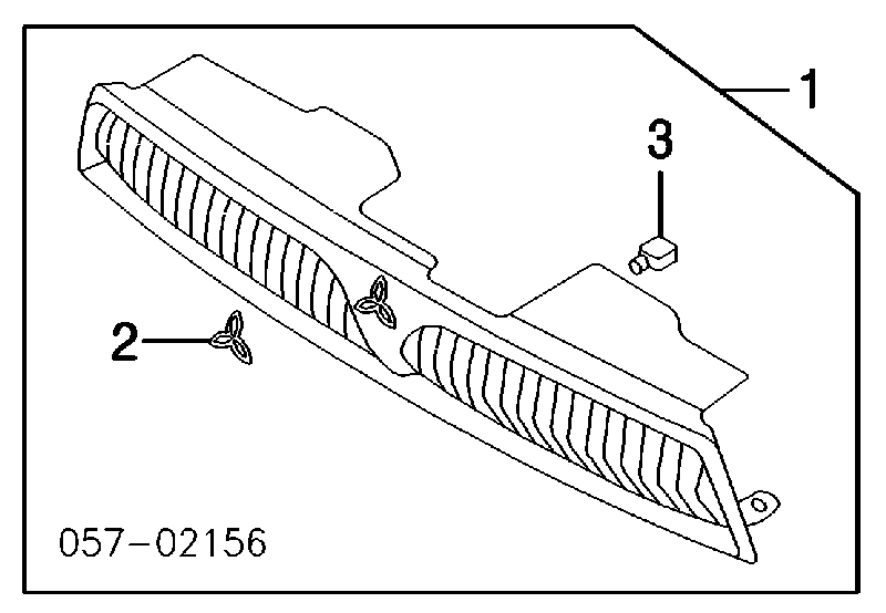 Решетка радиатора на Mitsubishi Galant (Митсубиси Галант)