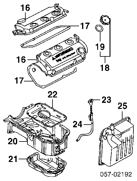 Купить MD320639 Mitsubishi Поддон картера двигателя