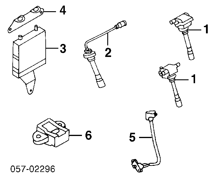 MR578312 Chrysler sensor de posição (de revoluções de cambota)
