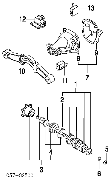 Bomba de ar para Mitsubishi Pajero (V90)