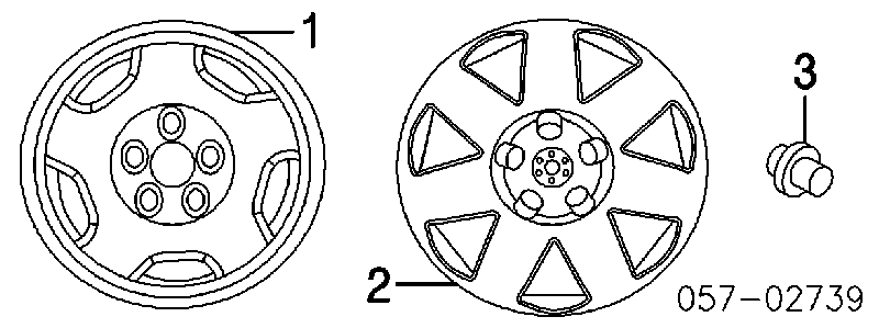 MR961841 Mitsubishi Колпаки на диски