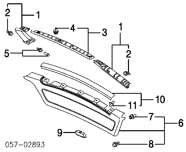 MR480469 Chrysler cápsula (prendedor de fixação de revestimento da porta)