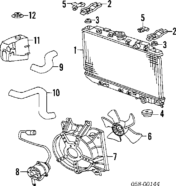 19010PR3024 Honda Радиатор основной