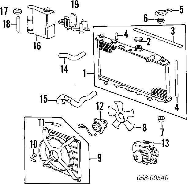 19045PV3005 Honda 