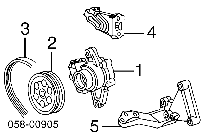 56992-PY3-A02 Honda ремень генератора