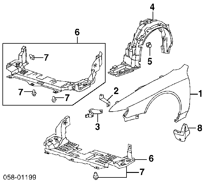  74151SY8A00 Honda