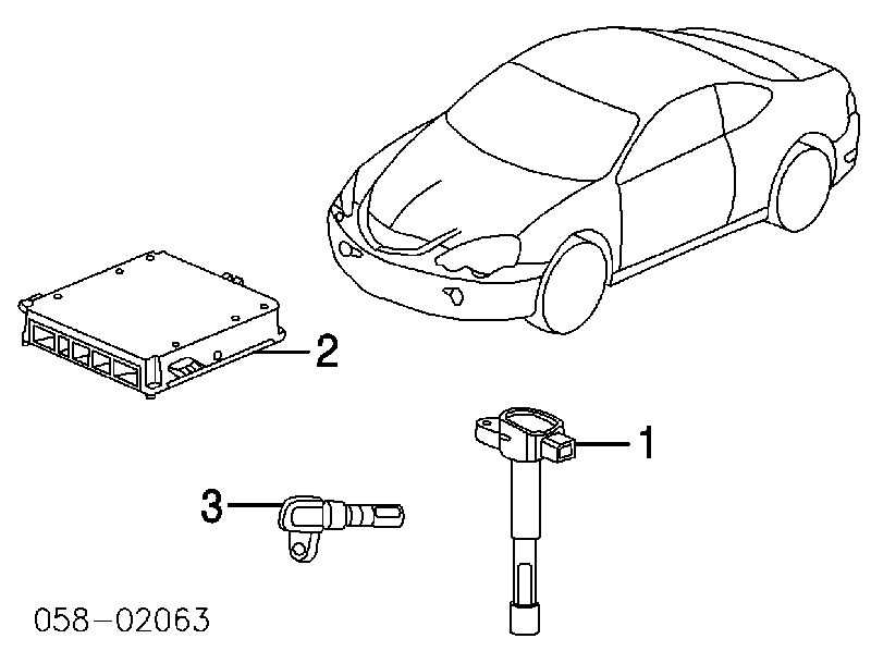Sensor de posição (de revoluções) de cambota para Honda STREAM (RN)