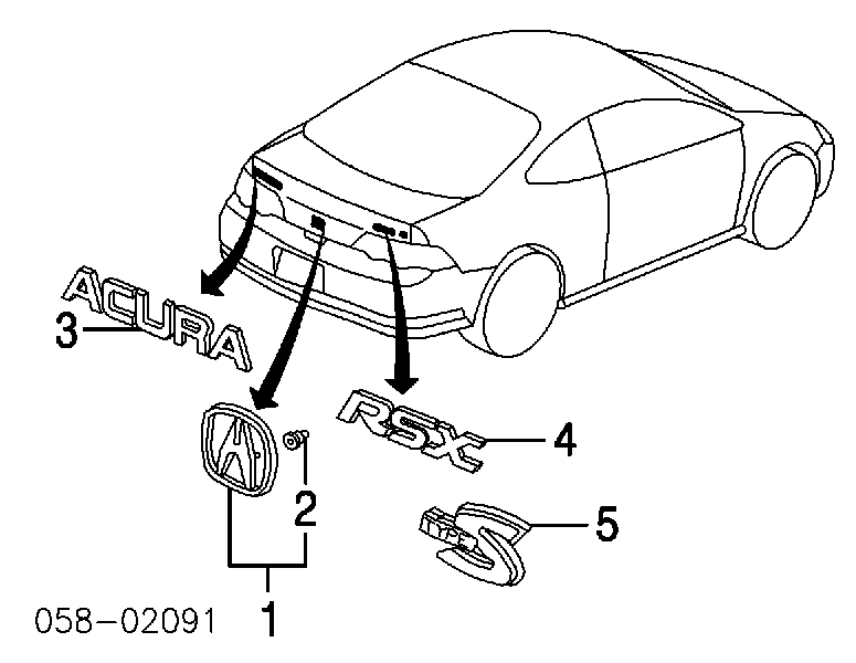 75731S3MA10 Honda 