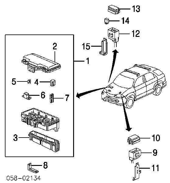 Реле многофункциональное 39794S10003 Honda