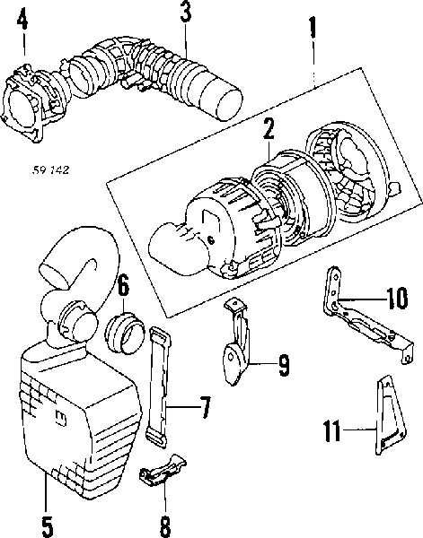 1378082400 Suzuki filtro de ar