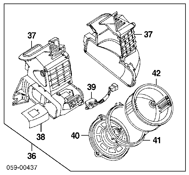 7425060A10 Suzuki motor de ventilador de forno (de aquecedor de salão)