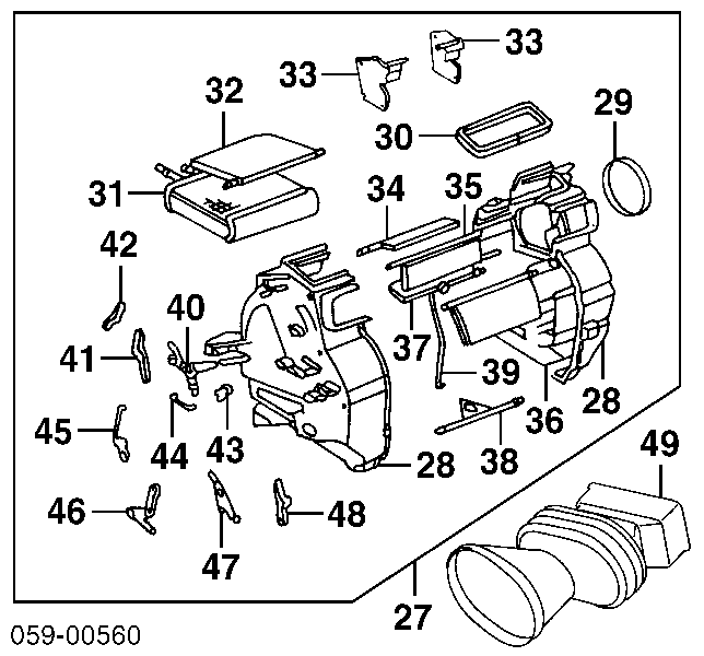 Cano derivado de ar para Suzuki Baleno (EG)